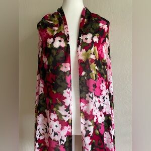 Floral large wrap